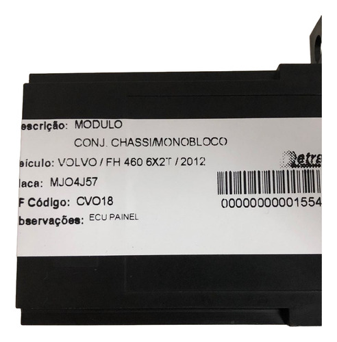 Módulo Ecu Painel Fh 460 Aut 2012 742152273201 2152273201