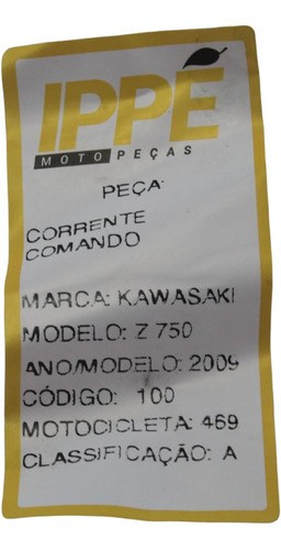 Corrente Comando Kawasaki Z750 (469) 2009