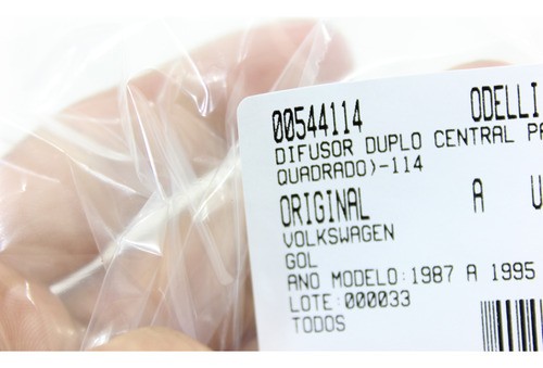 Difusor Duplo Central Painel (quadrado) Gol 87/95 Us (114)