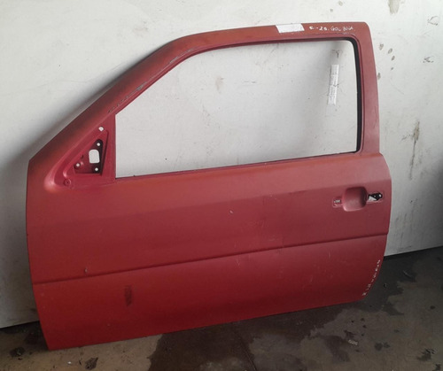 Porta Dianteira Esquerda Vermelha Vw Gol Bola 2 Portas 1996