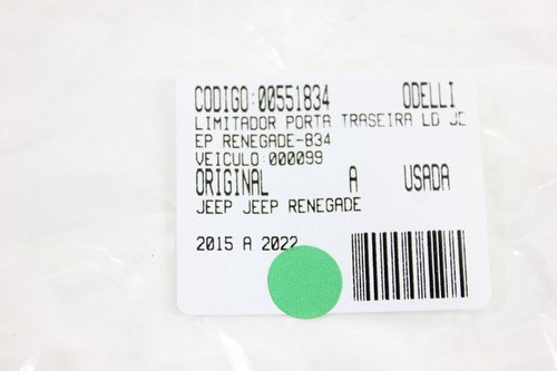 Limitador Porta Tras Ld Jeep Renegade 15/22 Usado (834)