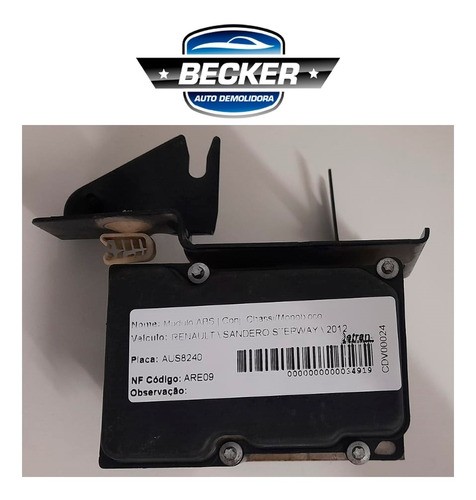 Módulo Abs Renault Sandero Stepway 2012 - 0265232718