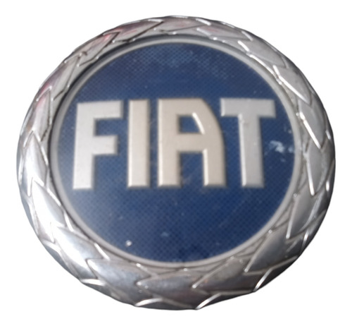 Emblema Fiat Azul Grade Dianteira Fiat Palio Uno 2006 Usado