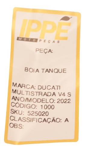 Boia Combustivel Tanque Ducati Multistrada V4s V4