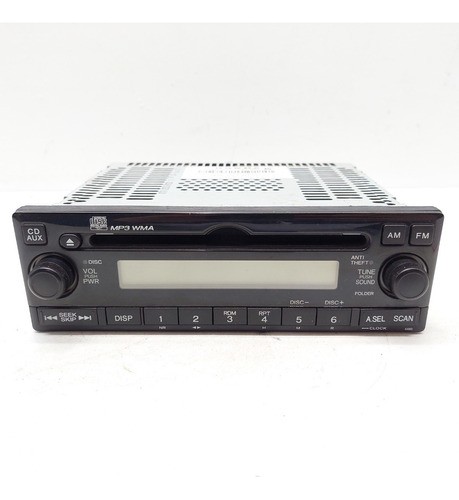 Radio Original Honda Cr-v Ano 2007 A 2011 S/ Código