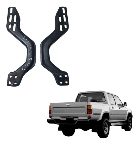 Suporte Parachoque Traseiro Hilux 1992 A 2004 Original Par
