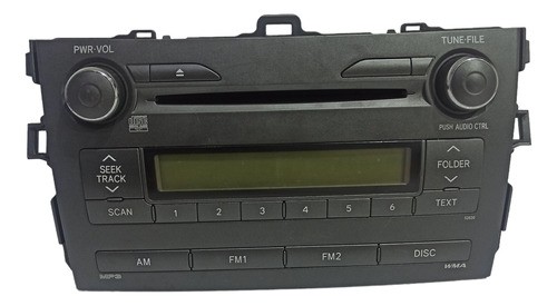 Radio Cd Player Toyota Corolla Xei 2009 2014 Original 16121