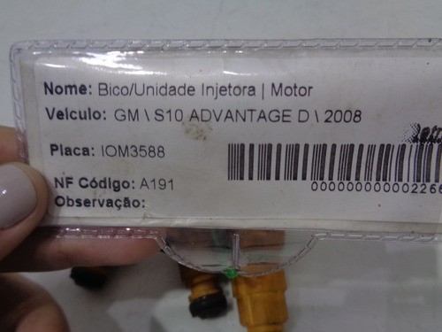 Bico Injetor S10 2008 Unidade