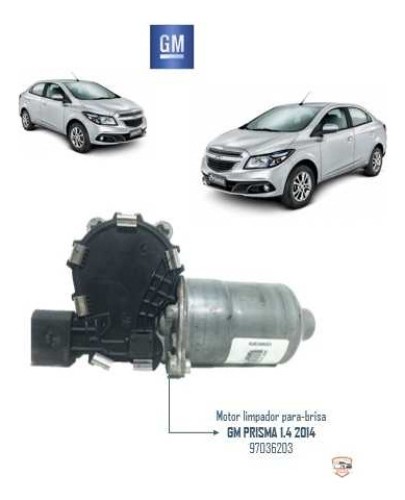  Motor Limpador Parabrisa Gm Prisma 1.4 2014 97036203