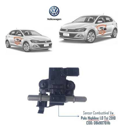 Sensor Combustível Vw Polo Golf Polo Virtus 1.0 Tsi 2018