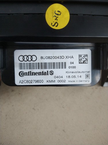 Comando Ar Condicionado Audi Q3 2015 2016