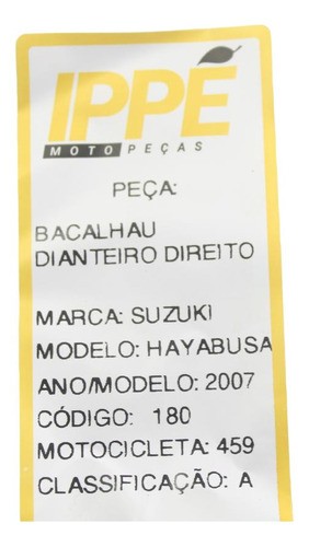 Bacalhau Suzuki Hayabusa (459) 2007