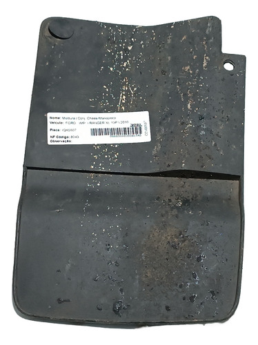 Moldura Traseira Parabarro Esquerdo Ford Ranger 2001 2012