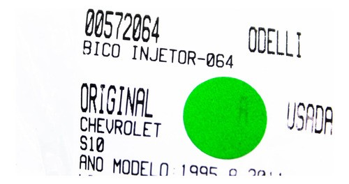 Bico Injetor 2.5 Maxion Chevrolet S10 95-11(064)