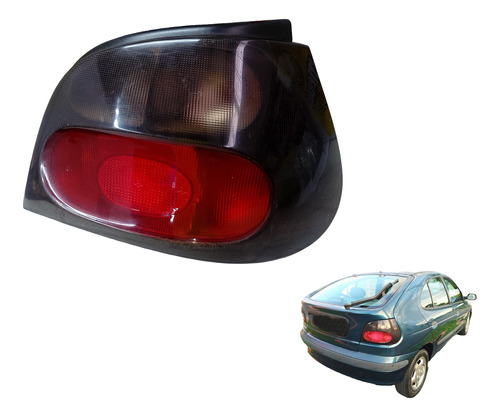 Lanterna Traseira Megane 96 1997 1998 98 99 Hatch Direito
