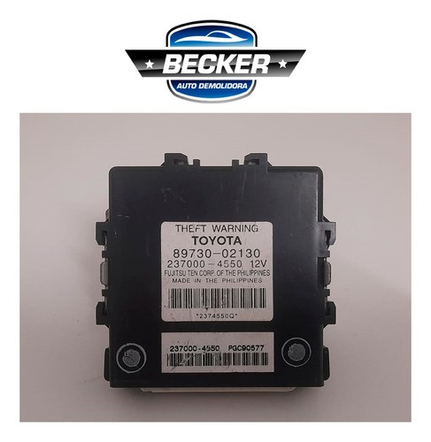 Módulo Alarme Toyota Corollaxei 2.0 2012 - 8973002130