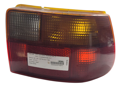 Lanterna Traseira Direita Gm Astra/ 1995 (al) Adl Cxa 540