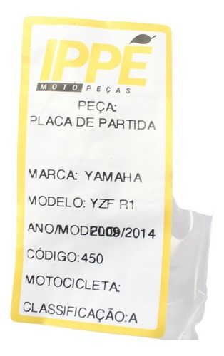 Placa Partida Yamaha Yzf R1