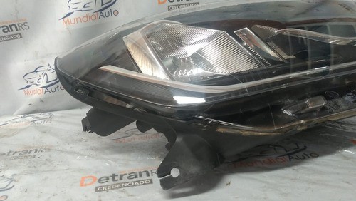 Farol Logan / Sandero 2014 2015 2016 Friso Cromado Le 19252