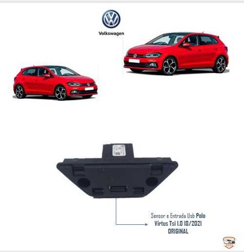 Interruptor Entrada Usb Vw Polo Virtus 2018 2019 Original