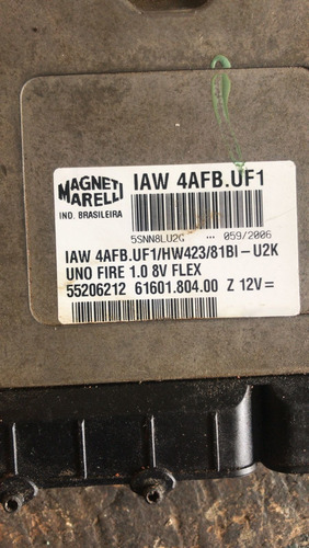 Módulo Injeção Iaw 4afb.uf1/55206212 Uno 1.0 8v Flex Usado