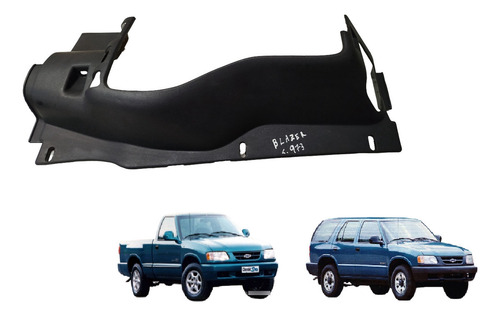Moldura Inferior Painel Gm S10 Blazer 1995 96 97 98 99 2000