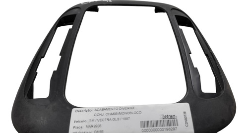 Moldura Câmbio Gm Vectra 97/05 (al) Cxf 92