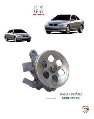 Bomba Direção Hidráulica Honda Civic 1999