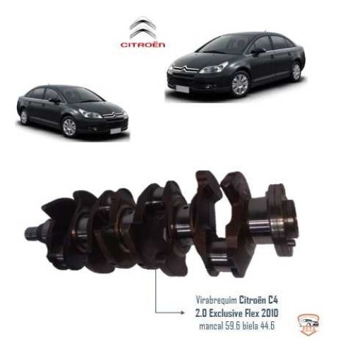 Eixo Virabrequim Motor Citroen C4 Pallas 2.0 2009 2010 2011