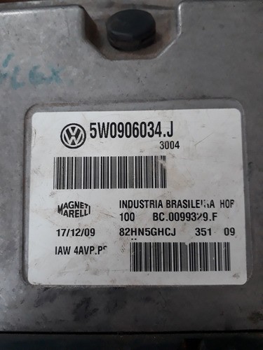 Módulo Injeção Vw 1.6 Flex 5w0906034.j