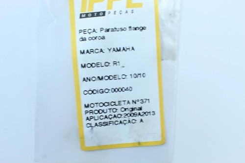 Porca Flange Coroa Yamaha Yzf R1 (371)