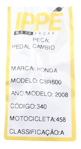 Pedal De Cambio Cbr 600 Rr (458)