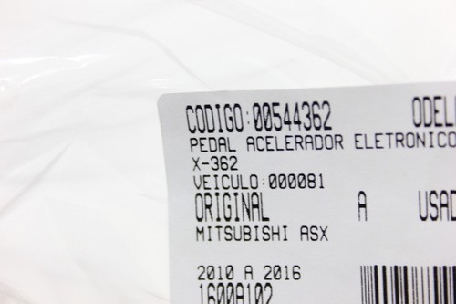 Pedal Acelerador Eletrônico Asx 10/16 Usado (362)