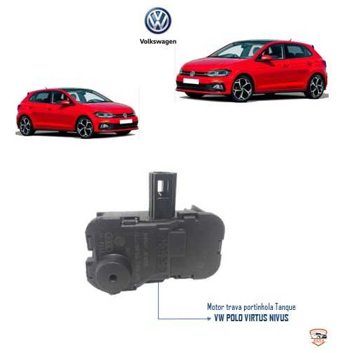 Motor Trava Portinhola Tanque Vw  Polo Virtus Nivus