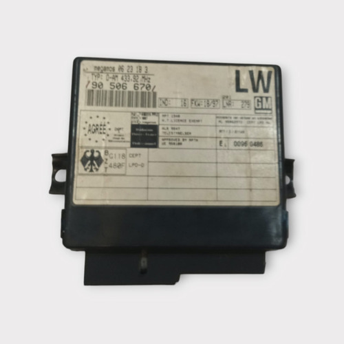 Módulo Conforto Gm Vectra 97 A 2005 90506670
