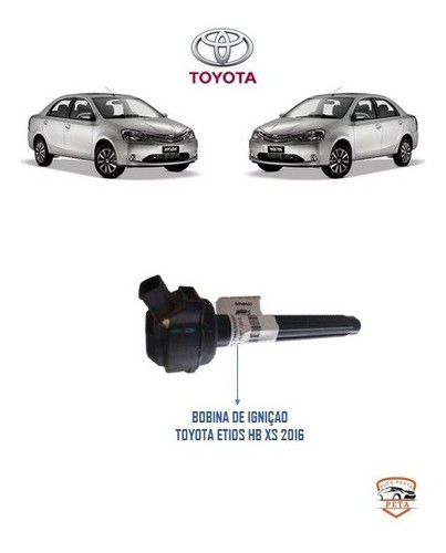 Bobina Ignição Toyota Etios 1.5 16v 2015 2016 Original