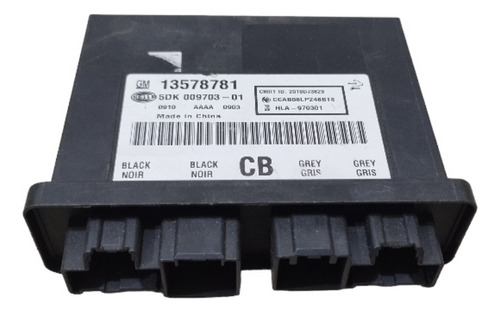 Modulo Conforto Gm Cruze 12 A 15 13578781