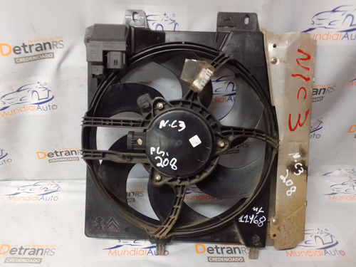 Eletroventilador C/defletor Citroën C3 Peugeot 208  11468