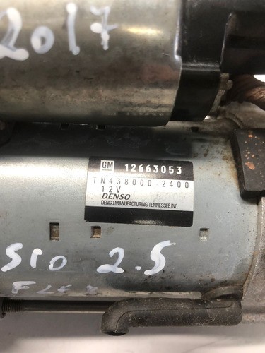 Motor De Arranque S10 2.5 2017 Original