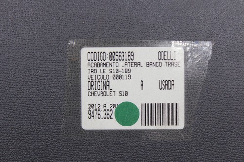 Acabamento Lateral Banco Tras Le S10 12/17 Us (189)