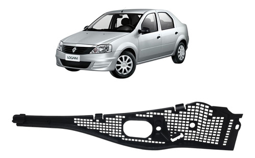 Grade Churrasqueira Lado Direito Renault Logan 2009 (al)