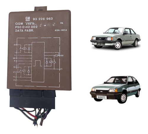 Módulo Conforto Vidro Elétrico Monza Kadett 89 A 98 93226963