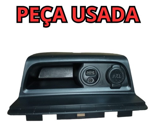 Moldura Cinzeiro Entrada Usb Painel Peugeot 208 / 9800632777