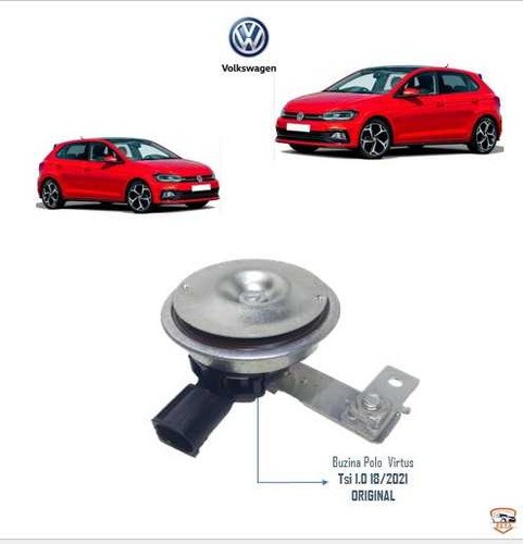 Buzina Caracol Vw Gol Polo Virtus 2017 2018 2019 Original