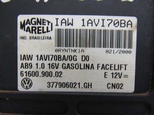 Kit Da Injeção Volkswagen Gol G3 1.0 16v Gasolina