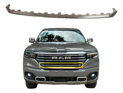 Friso Cromado Grade Frontal Rampage Laramie 2024