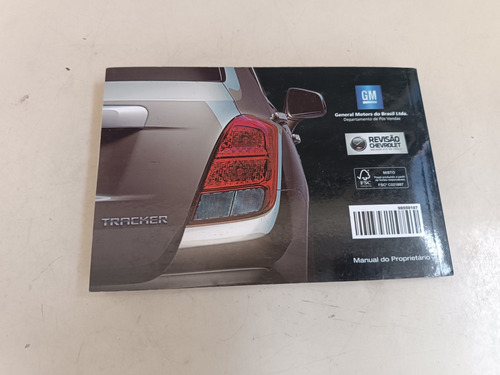 Manual Proprietário Tracker 1.8 16v 2014 2015 2016 Original 