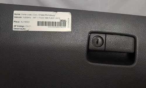 Porta Luvas Painel Nissan Tiida 1.8 2012 - 68520el00a