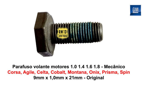 Parafuso Volante Cremalheira Motor Corsa Celta Onix Montana 