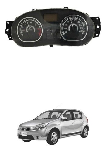 Painel Instrumento Renault Sandero 2007 2012 Usado 